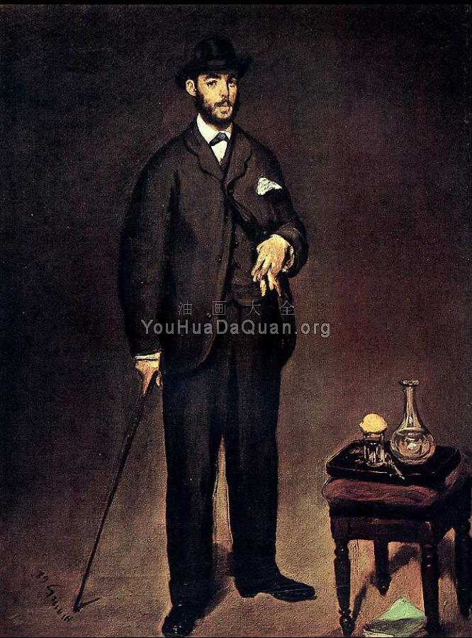 Portrait of Theodore Duret - 爱德华·马奈